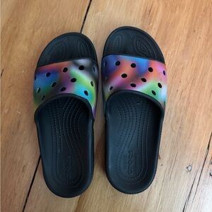CROCS Rainbow Slides